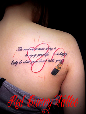  ^gD[ letter tattoo